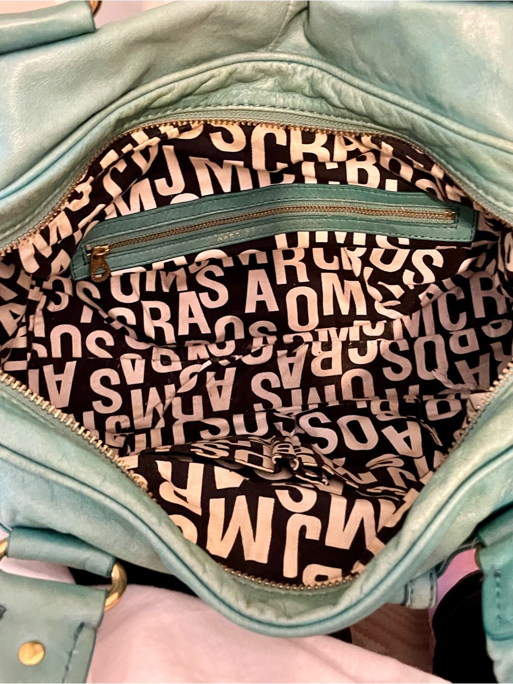 Marc by Marc Jacobs Teal Shoulder Bag - Picture 6 of 7